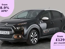 Black Used 2022 Citroën C3 PureTech Hatchback | £10,479 (Fair price)