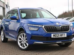Energy blue Used 2021 Skoda Kamiq SE L SUV | £14,750 (Good price)