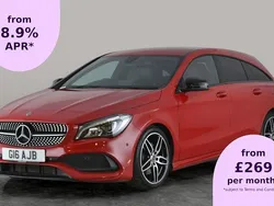 Red Used 2018 Mercedes CLA220 Shooting Brake AMG line Estate | £15,062 (Fair price)