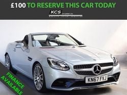Silver Used 2017 Mercedes SLC300 AMG line Cabriolet | £18,450 (Fair price)
