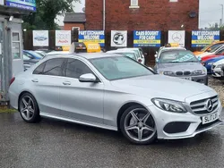 Silver Used 2017 Mercedes C220 AMG line Sedan | £8,495 (Super price)