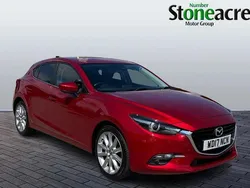Red Used 2017 Mazda 3 Inclusive Hatchback | £10,578 (Fair price)
