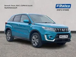 Turquoise Used 2022 Suzuki Vitara SZ-T SUV | £17,500 (Fair price)