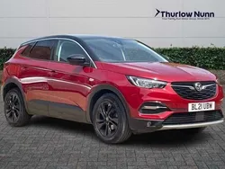 Carmin red Used 2021 Vauxhall Grandland X SRi SUV | £15,499 (Fair price)