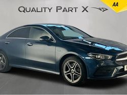 Blue Used 2021 Mercedes CLA250e AMG Line Premium Sedan | £16,399 (Fair price)