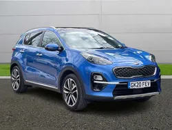 Blue Used 2020 Kia Sportage 4 SUV | £16,899 (Fair price)