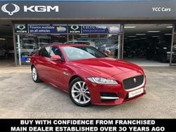 Red Used 2017 Jaguar XF R-Sport Sedan | £10,390 (Fair price)