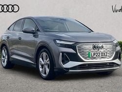 Grey Used 2022 Audi Q4 Sportback e-tron S-Line SUV | £26,666
