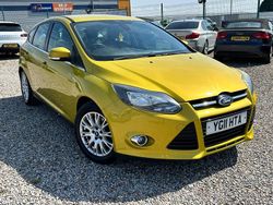 Yellow Used 2011 Ford Focus Titanium Hatchback | £3,495 (A bit pricey)