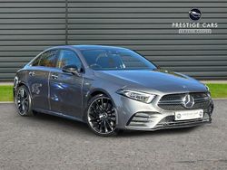 Grey Used 2019 Mercedes A35 AMG Premium Plus Sedan | £22,491 (Fair price)