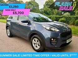 Blue Used 2016 Kia Sportage 2 SUV | £5,700 (Fair price)