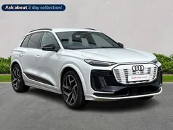 White Used 2025 Audi Q6 e-tron Advanced SUV | £59,178 (Good price)