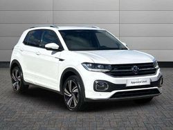 White Used 2022 VW T-Cross R-line SUV | £18,999 (Fair price)