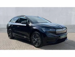 Black magic pearl effect Used 2024 Skoda Enyaq iV vRS SUV | £34,500 (Fair price)