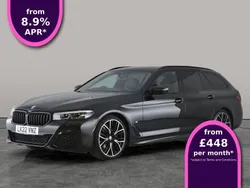 Black Used 2022 BMW 520 M Sport Estate | £28,817 (Fair price)