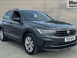 Dolphin grey metallic Used 2021 VW Tiguan Life SUV | £18,409 (Fair price)