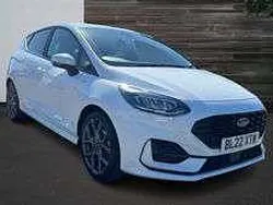 White Used 2022 Ford Fiesta ST-Line Hatchback | £12,990 (Fair price)