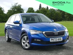 Blue Used 2022 Skoda Scala SE Hatchback | £13,295 (Fair price)