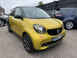 Yellow Used 2015 Smart ForFour Premium Hatchback | £4,899 (Fair price)