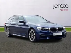 Blue Used 2019 BMW 520 M Sport Estate | £16,900 (Fair price)