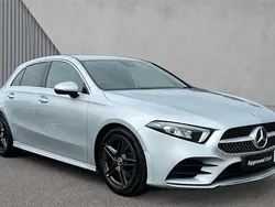 Silver Used 2021 Mercedes A200 AMG line Hatchback | £19,463 (Fair price)