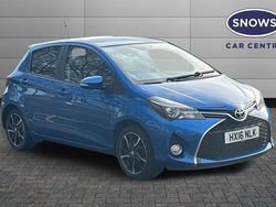Blue Used 2016 Toyota Yaris Design Hatchback | £6,999 (Fair price)