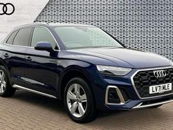 Blue Used 2021 Audi Q5 S-Line SUV | £26,734 (Fair price)