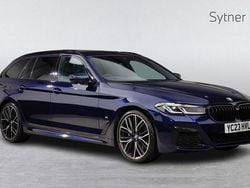 Blue Used 2023 BMW 520 M Sport Estate | £35,750 (Expensive)