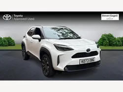 White Used 2024 Toyota Yaris Hybrid Design Hatchback | £21,922 (Expensive)