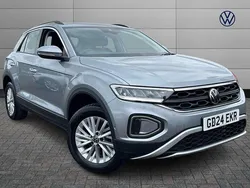Silver Used 2024 VW T-Roc Life SUV | £21,879 (Fair price)