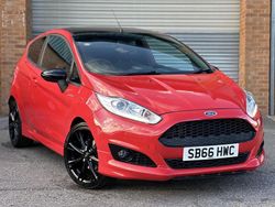 Red Used 2017 Ford Fiesta ST-Line Hatchback | £7,495 (Fair price)