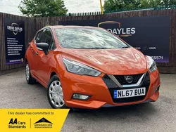 Orange Used 2017 Nissan Micra Visia Hatchback | £5,999 (Fair price)
