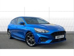 Blue Used 2019 Ford Focus ST-Line Hatchback | £10,472 (Fair price)