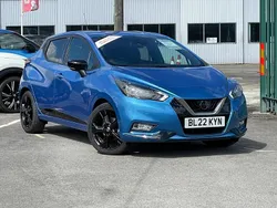 Blue Used 2022 Nissan Micra Hatchback | £14,299 (Expensive)