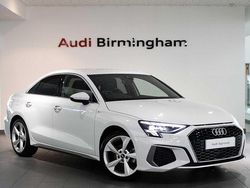 Glacier white metallic Used 2022 Audi A3 S-Line Sedan | £22,661 (Fair price)