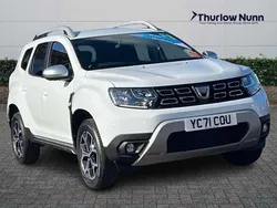 White Used 2021 Dacia Duster Prestige SUV | £10,499 (Fair price)