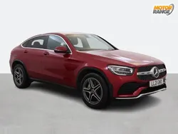 Red Used 2021 Mercedes GLC220 AMG line Coupe | £27,895 (Good price)