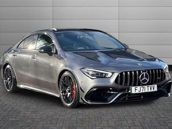 Mountain grey Used 2021 Mercedes CLA45 AMG Sedan | £42,350 (A bit pricey)