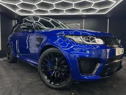 Blue Used 2017 Land Rover Range Rover Sport SVR SUV | £38,995 (Fair price)
