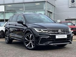 Black Used 2021 VW Tiguan R-line SUV | £22,495 (Good price)