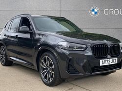 Grey Used 2022 BMW X3 M Sport SUV | £31,895 (Fair price)