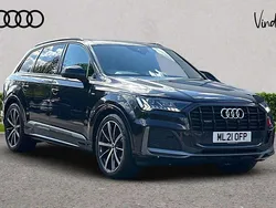 Black Used 2021 Audi Q7 S-Line SUV | £38,193 (Fair price)
