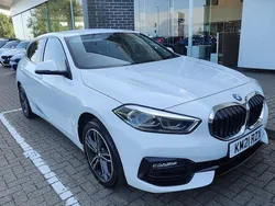 White Used 2021 BMW 120 Sport Line Hatchback | £17,530 (Fair price)