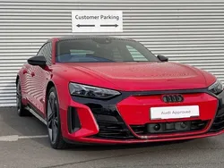 Tango red Used 2023 Audi RS e-tron GT Design Sedan | £64,999 (Good price)