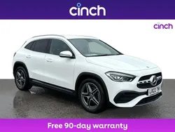 White Used 2022 Mercedes GLA200 AMG line SUV | £25,149 (Fair price)