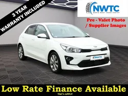 White Used 2021 Kia Rio 3 Hatchback | £8,395 (Fair price)