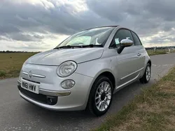 Silver Used 2011 Fiat 500 Lounge Cabriolet | £4,495 (Fair price)
