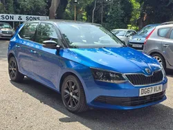 Blue Used 2017 Skoda Fabia Colour Edition Hatchback | £7,995 (Fair price)