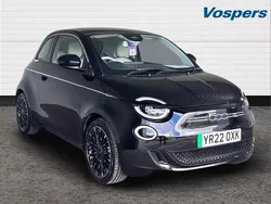Black Used 2022 Fiat 500e La Prima Hatchback | £14,800 (Fair price)