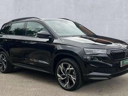 Black magic pearlescent Used 2025 Skoda Karoq SportLine SUV | £31,150 (Fair price)